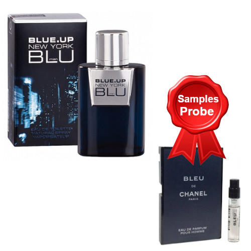 Blue Up New York Blu Man, Sample Bleu de Chanel