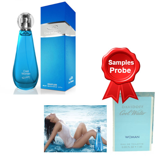 Eau De Toilette Davidoff Cool Water Woman Dupe Scent Elixir Oil