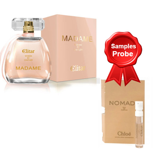 Chatler Elitar Madame, Perfume Sample Spray Chloe Nomade
