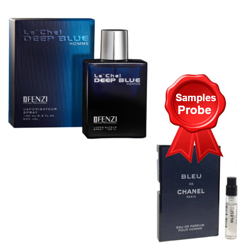 JFenzi Le Chel Deep Blue Homme, Sample Chanel Bleu de Chanel