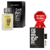 La Rive 315 Prestige 100 ml + Perfume Sample Spray Carolina Herrera 212 VIP Men