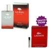 La Rive Red Line 90 ml + Perfume Sample Spray Lacoste Style in Play