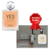 Luxure Yes It Is Me Forever 100 ml + Perfume Sample Spray Armani Emporio Stronger With You Freeze