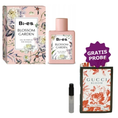 Bi-Es Blossom Garden 100 ml + Perfume Sample Spray Gucci Bloom