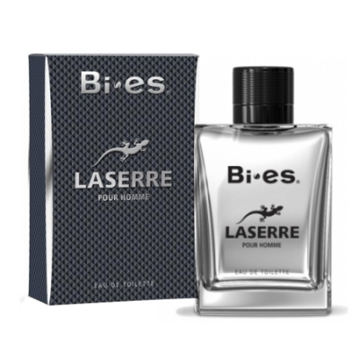 Bi-Es Laserre Pour Homme 100 ml + Perfume Sample Lacoste Pour Homme