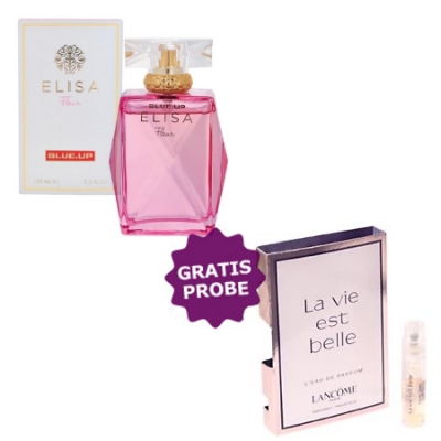 Blue Up Elisa Fleur 100 ml + Perfume Sample Spray Lancome La Vie Est Belle