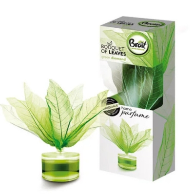 Brait Green Diamond - Air freshener, A fragrant decorative leaf, 50 ml