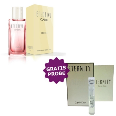 Chatler Efective Classic 100 ml + Perfume Sample Spray Calvin Klein Eternity Woman