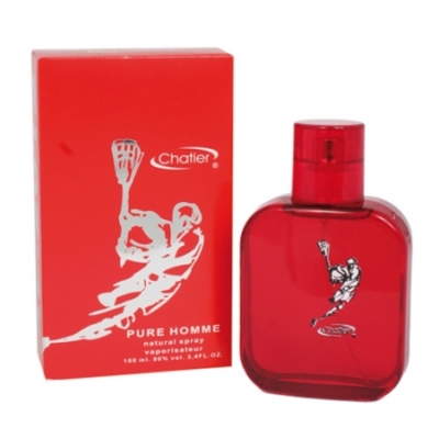 Chatler XL.2012 Red Pure Homme -  Eau de Toilette for Men 100 ml