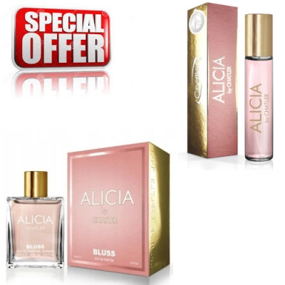 Chatler Alicia Bluss - Promotional Set, Eau de Parfum 100 ml + Eau de Parfum 30 ml