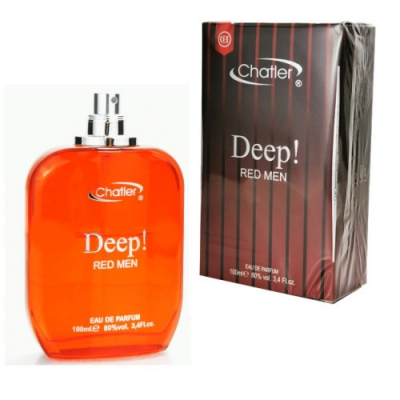 Chatler Deep Red Men 100 ml + Perfume Sample Spray Joop! Homme