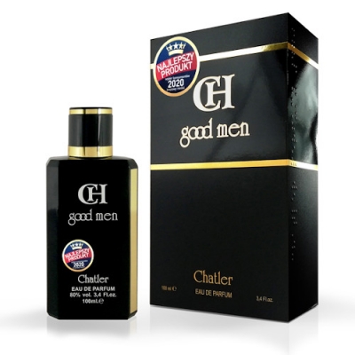 Chatler CH Good Men 100 ml + Perfume Sample Spray Carolina Herrera Bad Boy