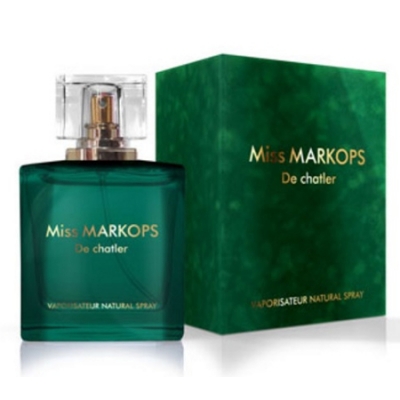 Chatler Miss Markops 100 ml + Perfume Sample Spray Marc Jacobs Decadence