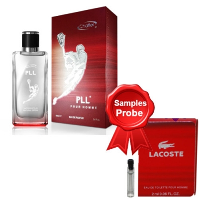 Chatler PLL Red Men 100 ml + Perfume Sample Spray Lacoste Style in Play