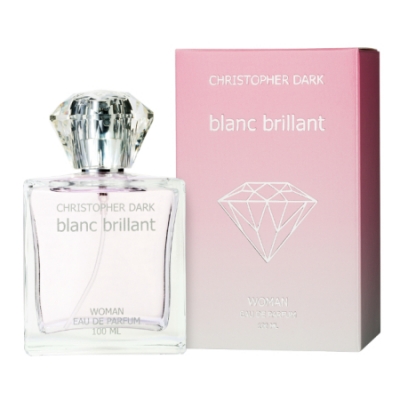 Christopher Dark Blanc Brillant 100 ml + Perfume Sample Spray Versace Bright Crystal