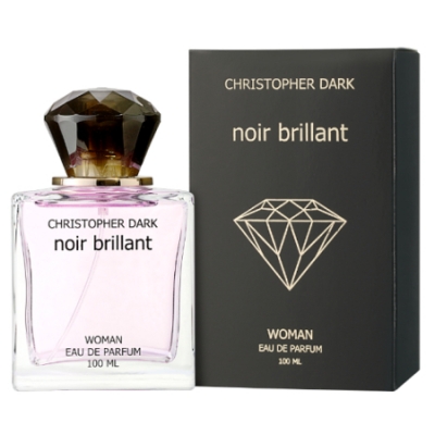 Christopher Dark Noir Brillant 100 ml + Perfume Sample Spray Versace Crystal Noir