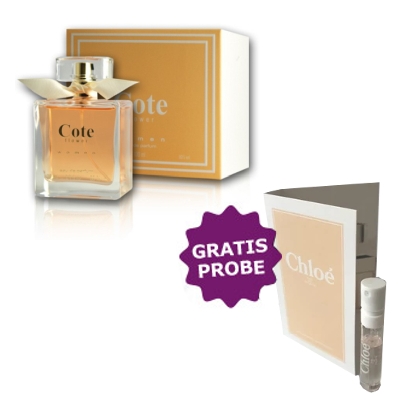 Cote Azur Cote Flower 100 ml + Perfume Sample Spray Chloe Fleur de Parfum