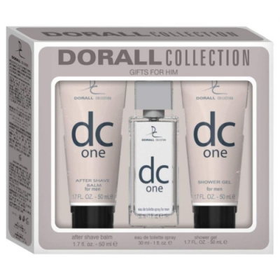 Dorall DC One - Set for Men, Eau de Toilette, Shaving Balm, Shower Gel