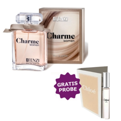 JFenzi Charme 100 ml + Perfume Sample Spray Chloe Eau de Toilette