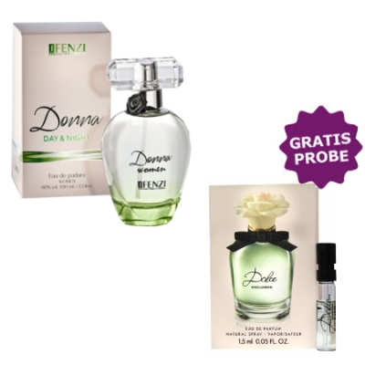 JFenzi Donna Day & Night 100 ml + Perfume Sample Spray Dolce Gabbana Dolce