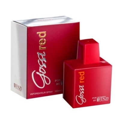 JFenzi Gossi Red 100 ml + Perfume Sample Spray Gucci Rush