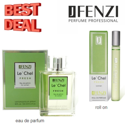 JFenzi Le Chel Fresh, Promotional Set, Eau de Parfum, roll-on