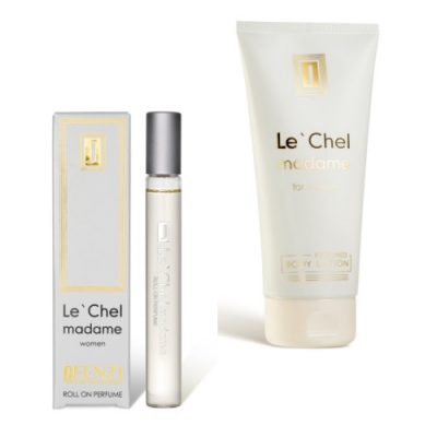 JFenzi Le Chel Madame - Promotional Set for Women, Roll-on 10 ml, Body lotion 200 ml