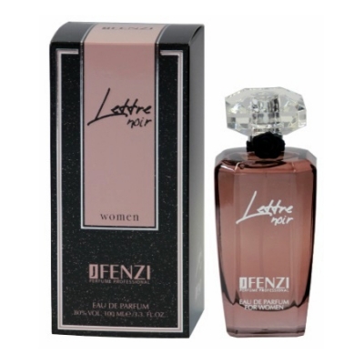 JFenzi Lettre Noir 100 ml + Perfume Sample Spray Lancome Tresor La Nuit