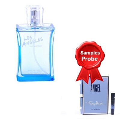 JFenzi Los Angeles Woman 100 ml + Perfume Sample Spray Thierry Mugler Angel
