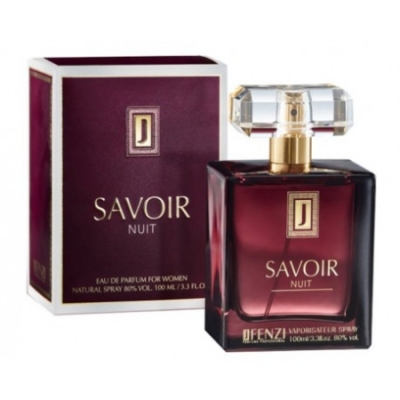 JFenzi Savoir Nuit 100 ml + Perfume Sample Spray Versace Crystal Noir