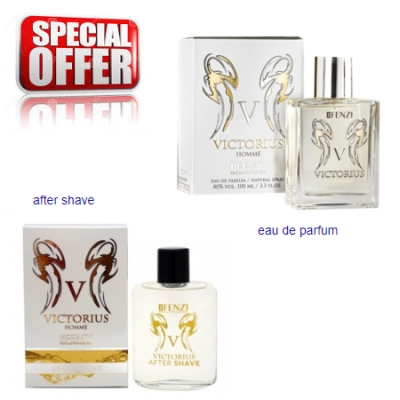 JFenzi Victorius Homme - Promotional Set, Eau de Parfum, Aftershave