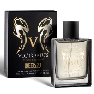 JFenzi Victorius Impulse Homme 100 ml + Perfume Sample Spray Paco Rabanne Invictus Victory