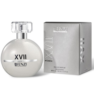 JFenzi XVII Women 100 ml + Perfume Sample Spray Carolina Herrera 212 NYC Woman