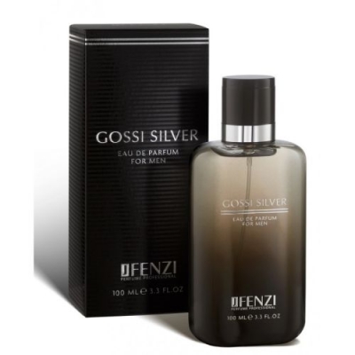 JFenzi Gossi Silver Men - Eau de Parfum 100 ml,  Sample Spray Gucci Guilty Homme