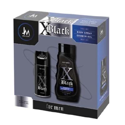 Jean Marc X Black Men - Set, Shower Gel, Deodorant