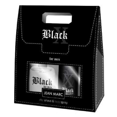 Jean Marc X Black Men - Set, After Shave, Deodorant