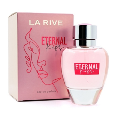 La Rive Eternal Kiss 90 ml + Perfume Sample Spray Jean Paul Gaultier Scandal