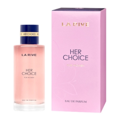 La Rive Her Choice 100 ml + Perfume Sample Armani My Way