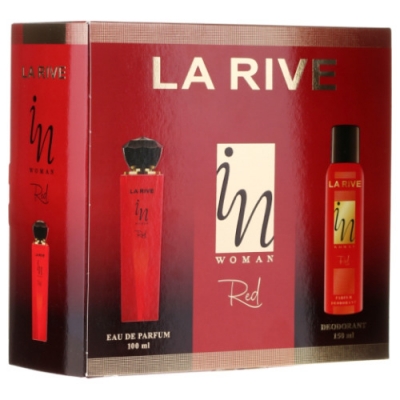 La Rive In Women Red - Set for Women, Eau de Parfum, deodorant