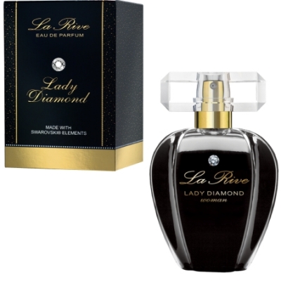 La Rive Lady Diamond 75 ml + Perfume Sample Spray Paco Rabanne Lady Million