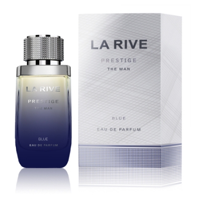 La Rive Prestige Blue The Man 75 ml + Perfume Sample Spray Armani Code Men