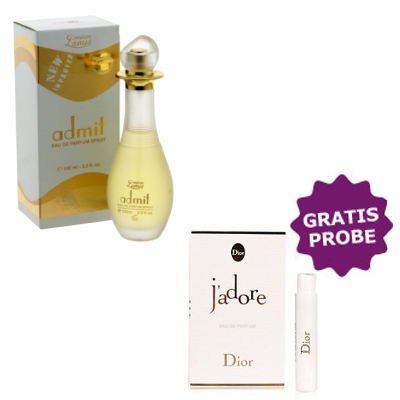 Lamis Admit It de Luxe 100 ml + Perfume Sample Spray Dior Jadore