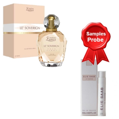Lamis Le Soverign + Perfume Sample Spray Elie Saab Le Parfum 0,8 ml