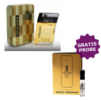 Lamis Opulence Men de Luxe 100 ml + Perfume Sample Spray Paco Rabanne 1 Million