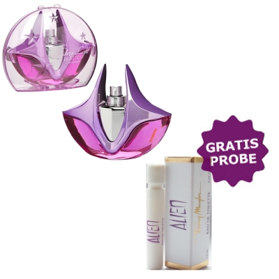 Linn Young Silver Light Galactica 100 ml + Perfume Sample Spray Thierry Mugler Alien