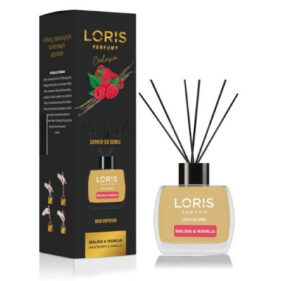 Loris Raspberry & Vanilla, Home Reed Diffuser - 120 ml