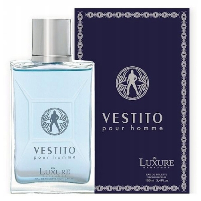 Luxure Vestito Pour Homme 100 ml + Perfume Sample Versace Pour Homme