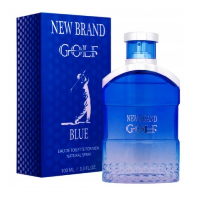 New Brand Golf Blue 100 ml + Perfume Sample Ralph Lauren Polo Blue