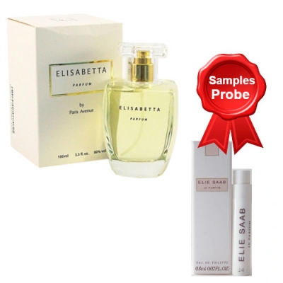 Paris Avenue Elisabette 100 ml + Perfume Sample Spray Elie Saab Le Parfum