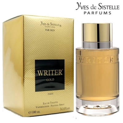 Paris Bleu Yves De Sistelle  Writer Gold - Eau de Parfum for Men 100 ml